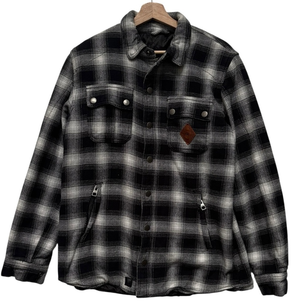Harley Davidson Mens Reinforced Slim Fit Riding Shirt Jacket Size Small